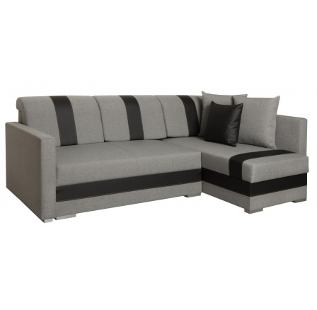 Rohová sedací souprava Alba P Inari 91/Eko černá