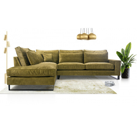 Rohová sedací soustava Blek L Torre 11 khaki Rohová sedací soustava Blek L Torre 11 khaki