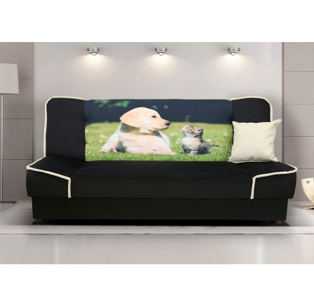 Pohovka Rallye, pes a kočka Pohovka Rallye, pes a kočka