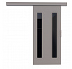 Posuvné dveře na stěnu HERS 86 Gray+Black Lacobel