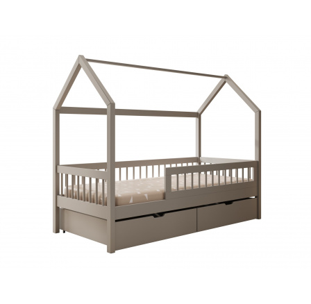 Postel Domek Galicja Šedá+Šedá