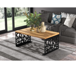 Konferenční stolek SEMARA 100x60 Černý+Artisan