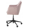 Kancelářská židle na kolečkách Nora VIC růžová