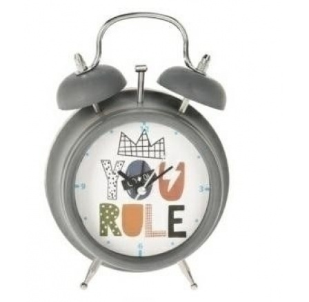 Budík You Rule šedý Budík You Rule šedý