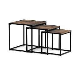 Konferenční stolek 45x45x45cm, mdf, old wood, AF-3003 OLW