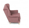 Křeslo ušák, růžová látka, AK-388 PINK2