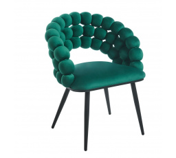 Židle velvet zelená K20-FXJG