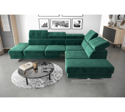 Rohová sedací souprava EMPORIO 225X300 - volitelný odstín , pravá