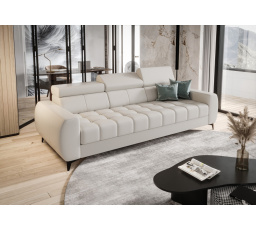 Sofa PORTO III 260 cm přírodní kůže - Kůže ecru