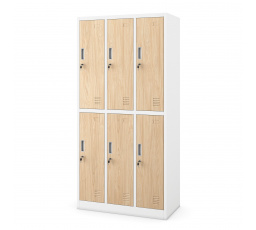 IGOR skříň bílá RAL9003 zlatý dub H1850*Š900*H450