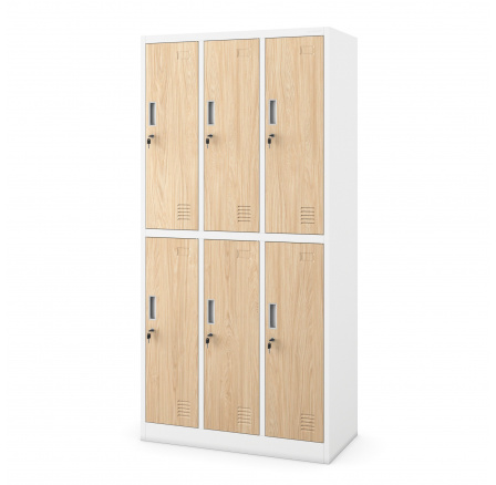 IGOR skříň bílá RAL9003 zlatý dub H1850*Š900*H450