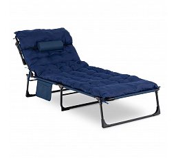 Zahradní Lehátko Polní Postel VENUS Modré