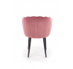 Jídelní židle K386, růžový velvet