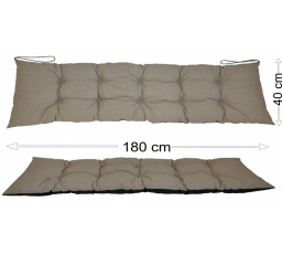 Podsedák 180x40 tmavě béžový melír