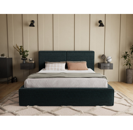 Pesillo Postel + dřevěný rám/ standardní zvedání/ úložný box na lůžkoviny 140x200 Modullo 35 1