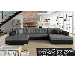 Sedací souprava ve tvaru U VENTO, Sawana 05/Soft 11