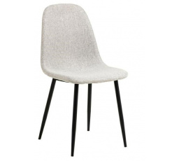 Židle Celia světle šedá/ černá
