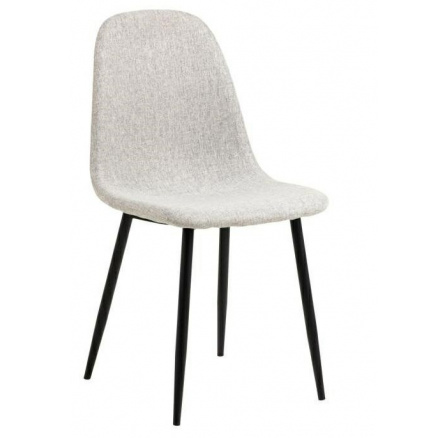 Židle Celia světle šedá/ černá