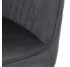Jídelní židle, šedá, sametová látka, DCH-215 GREY4