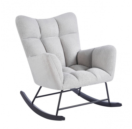 Houpací křeslo Teddy šedé FR4-FXJG