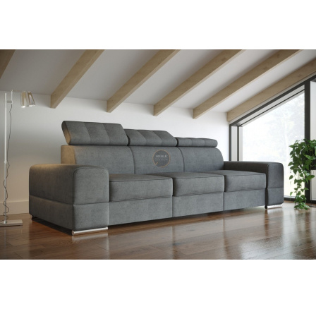 Sofa ROYAL III 295 cm - šedá