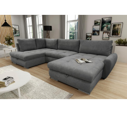 Sedací souprava Calista pravá tmavě šedá