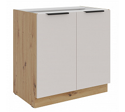 Kuchyňská skříňka Vega 80 D 2F dub artisan/kašmír