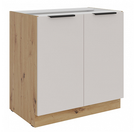 Kuchyňská skříňka Vega 80 D 2F dub artisan/kašmír