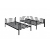 Patrová postel BUNKY 90, černá