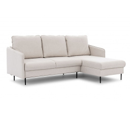 Rohová sedačka Taila Mini s funkcí spaní / Loft 01 / černé nohy / pravá strana