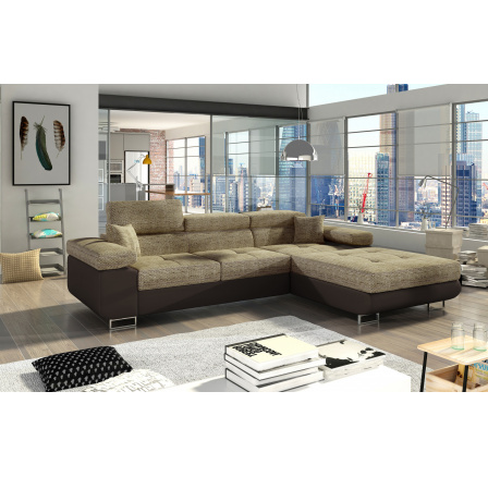 Rohová sedací souprava ARMANDO, Berlin 03/Soft 66 Pravá