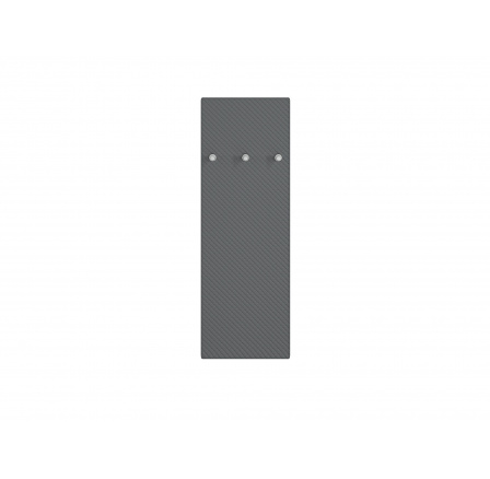 Věšáková stěna čalouněná HYGA 07, Borovice sněhová/Antracit