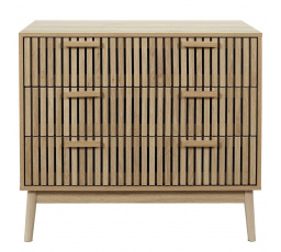Komoda Klaus 3 zásuvky, přírodní