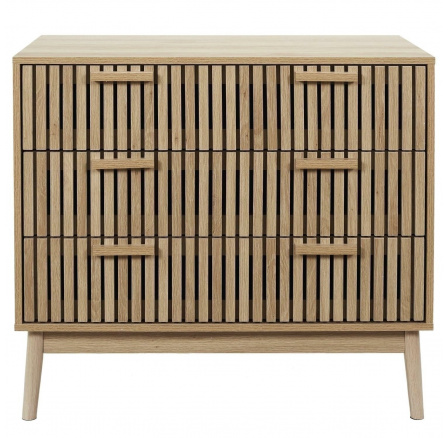 Komoda Klaus 3 zásuvky, přírodní