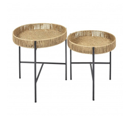 Sada 2 stolků Pampa pletené