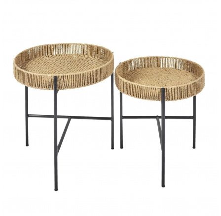 Sada 2 stolků Pampa pletené