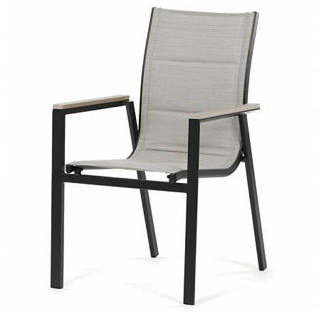 Zahradní židle, hliník, síťovina, béžová, AZC-S1110 BK Zahradní židle, hliník, síťovina, béžová, AZC-S1110 BK