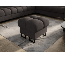 Taburet  ASPEN 70 x 70 cm - Odstíny tmavě hnědé