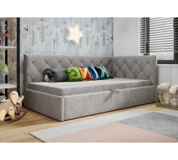 Postel ELZA - šedá - T88, Pravá strana