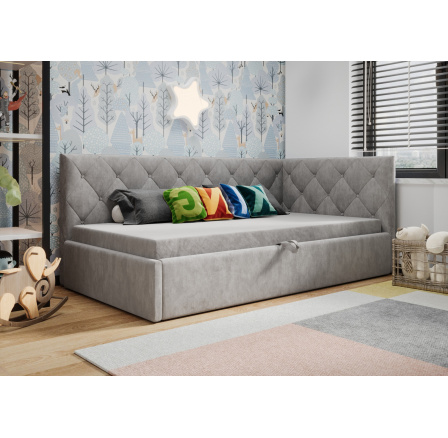 Postel ELZA - šedá - T88, Pravá strana