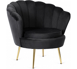 Křeslo ANGEL Černý Sametový