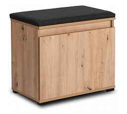 Skříňka na boty VENORNA 60 cm Dub Artisan/Grafit