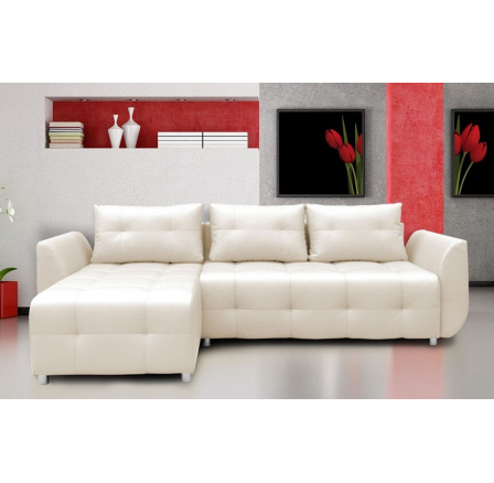 Rohová universální sedací souprava SARA, Laté Ekokůže 33