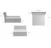 Postel - boxspring MIRIAM - Dora 21