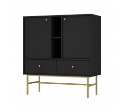 Komoda Tomila 825/3 černý grafit