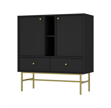 Komoda Tomila 825/3 černý grafit