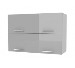 Kuchyňská skříňka Femme KL80 2D, šedý lesk