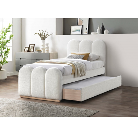 Postel s přistýlkou MACARENA 90, Krémová