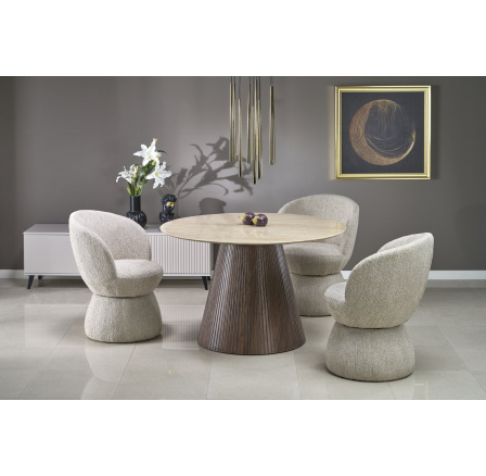 Jídelní stůl PIREUS, travertin