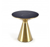 Konferenční stolek TRIBECA, černý mramor/zlatá